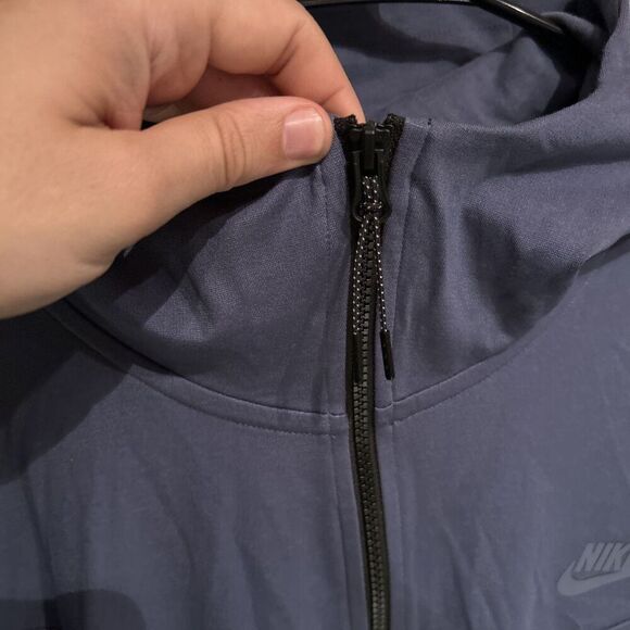 Nike Sportswear Tech Fleece Lightweight Hoodie Jacket Blue Mens 3XL DX0822-491 - Picture 3 of 9